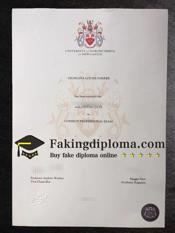 Buy University of Northumbria diploma, get University of Northumbria transcript online.