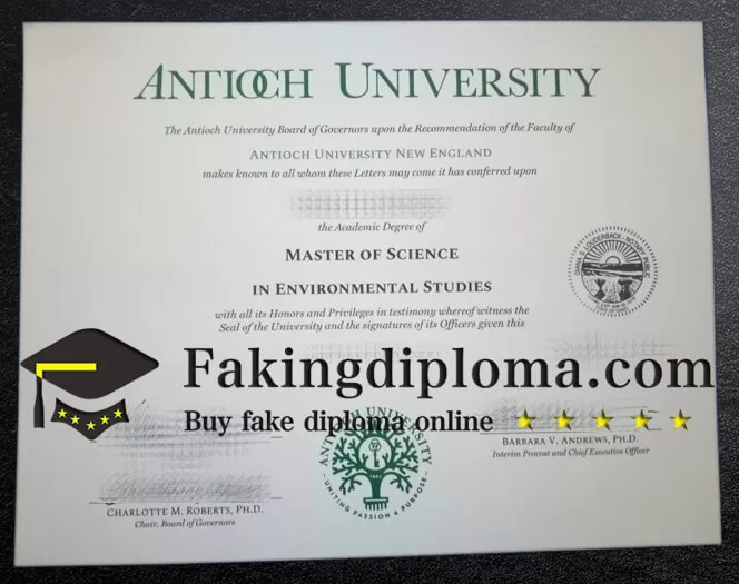 Buy Antioch university Master degree online.