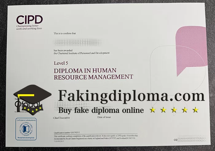Buy Chartered Institute of Personnel and Development Level 5 diploma