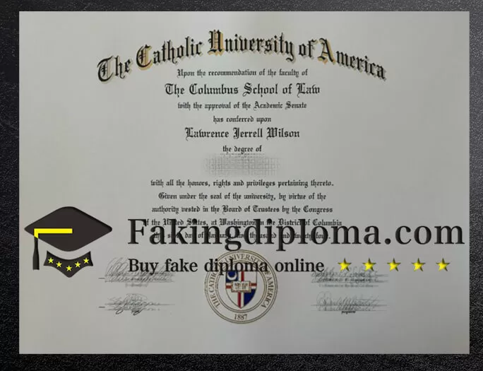 Buy Catholic University of America diploma, get CUA degree online.