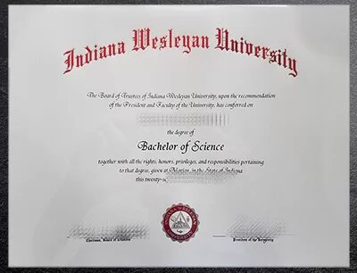 How to order Indiana Wesleyan University Diploma?