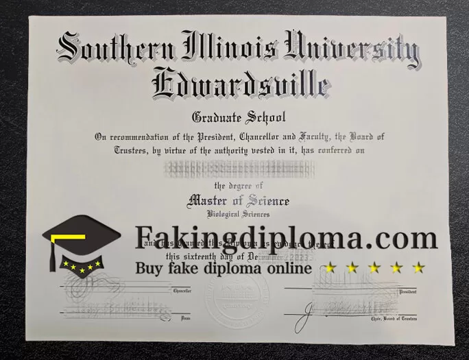 Buy Southern Illinois University Edwardsville diploma, get SIU degree online.