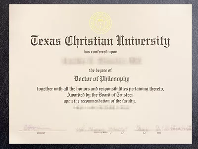 how to make a Texas Christian University fake diploma？