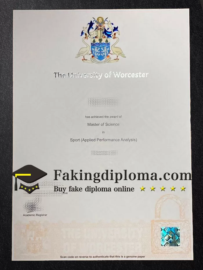 Buy University of Worcester diploma, order University of Worcester degree