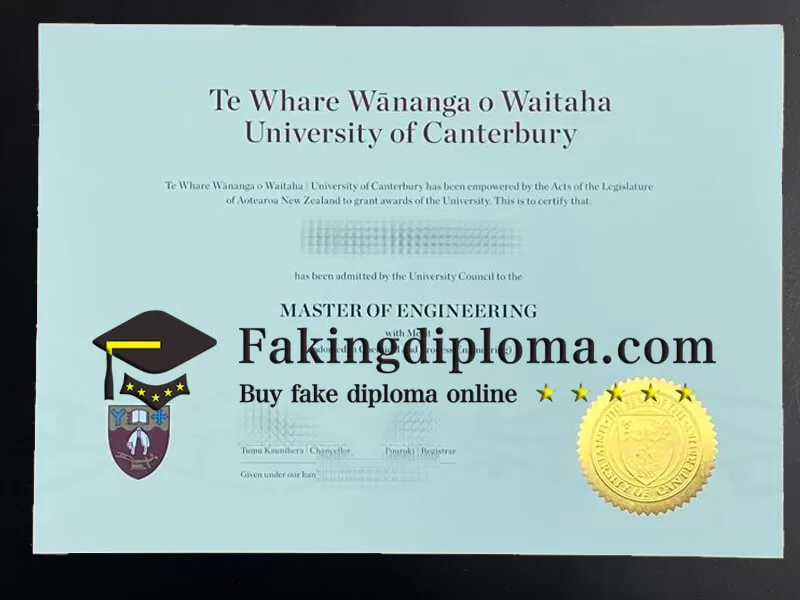 University of Canterbury degree