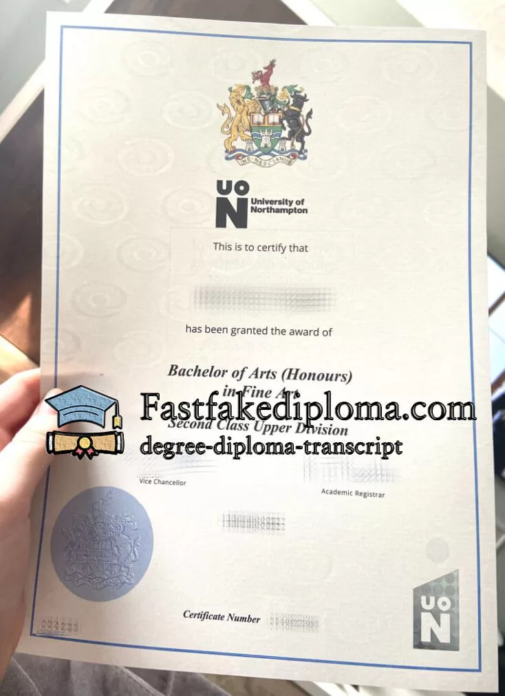 Order University of Northampton diploma. get fake diploma online.