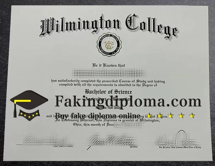 Buy Wilmington College diploma online