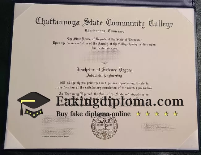 Chattanooga State Community College diploma