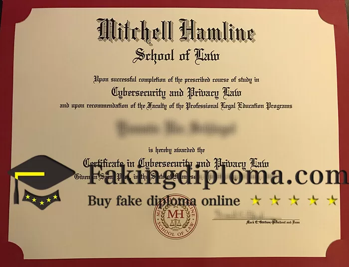 purchase realistic Mitchell Hamline degree