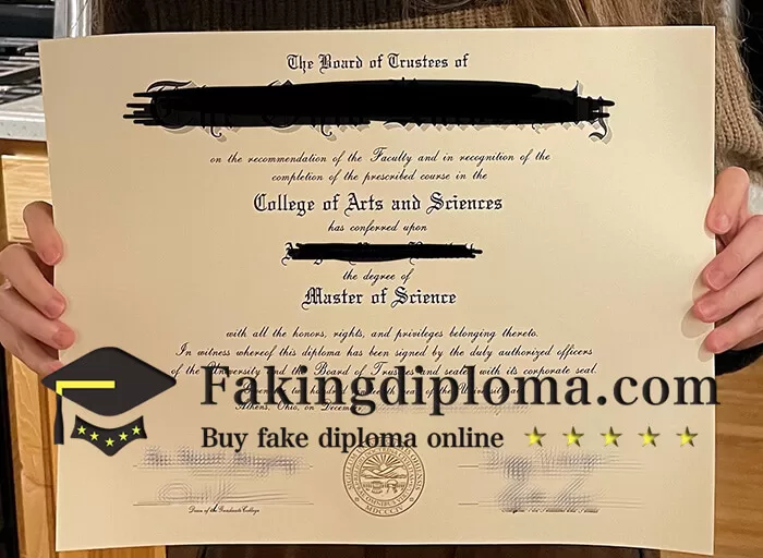 Order Ohio University diploma, buy fake Ohio University degree online