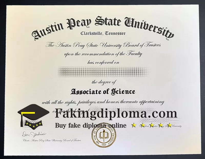 How to order Austiin Peay State University diploma