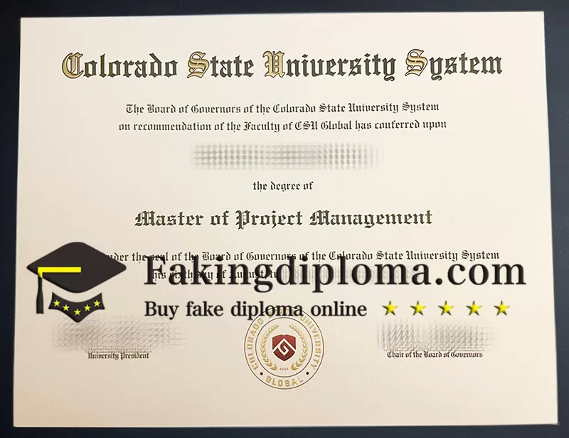 Buy Colorado State University diploma