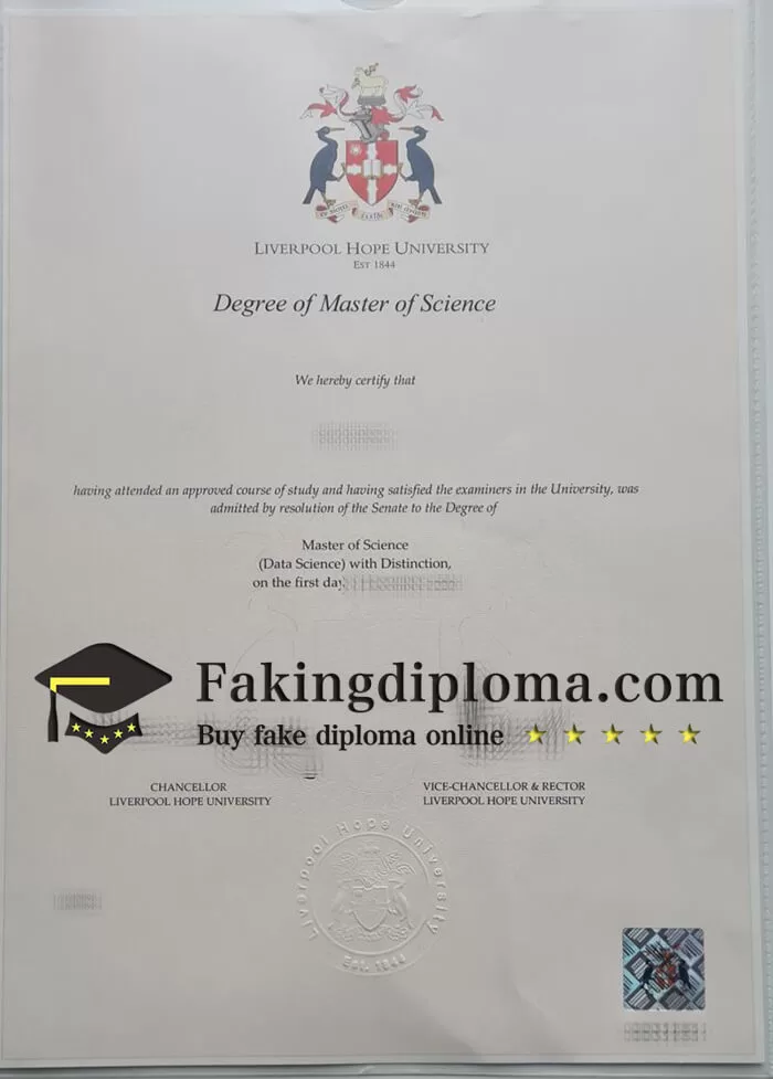 get Liverpool Hope University diploma