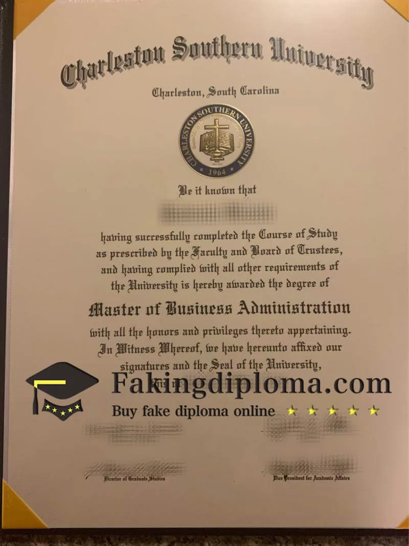 purchase realistic Charleston Southern University degree
