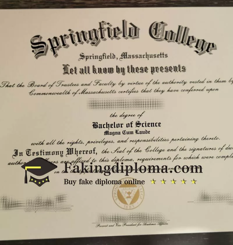 Buy Springfield College diploma