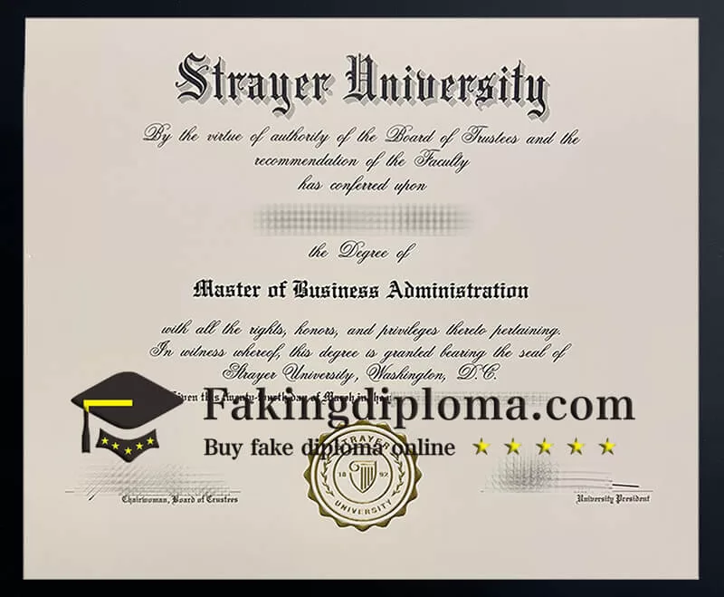 Buy Strayer University diploma