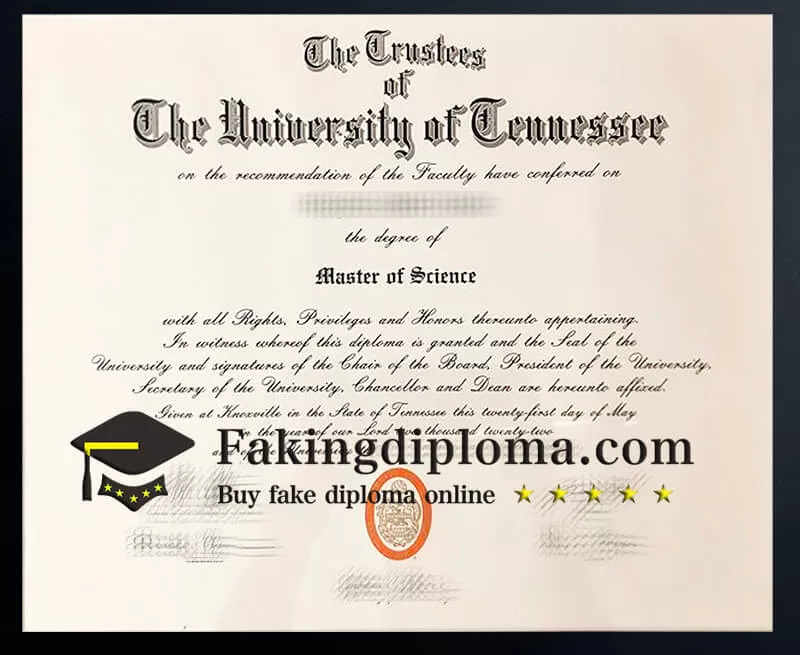 Buy University of Tennessee diploma online