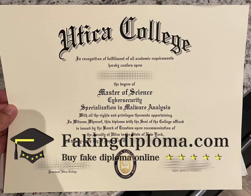 Get a Utica University fake diploma online.