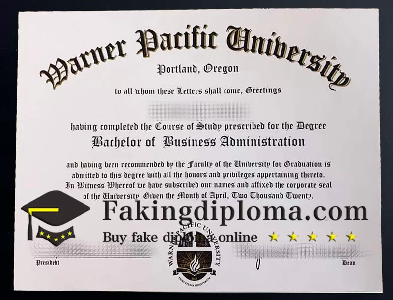 purchase realistic Warner Pacific University degree