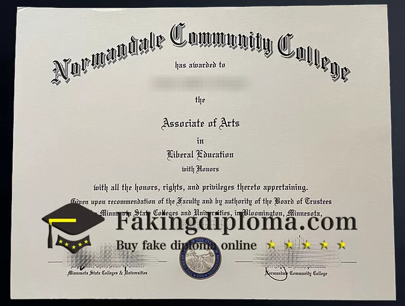 buy Normandale Community College diploma