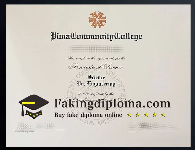 Buy Pima Community College diploma