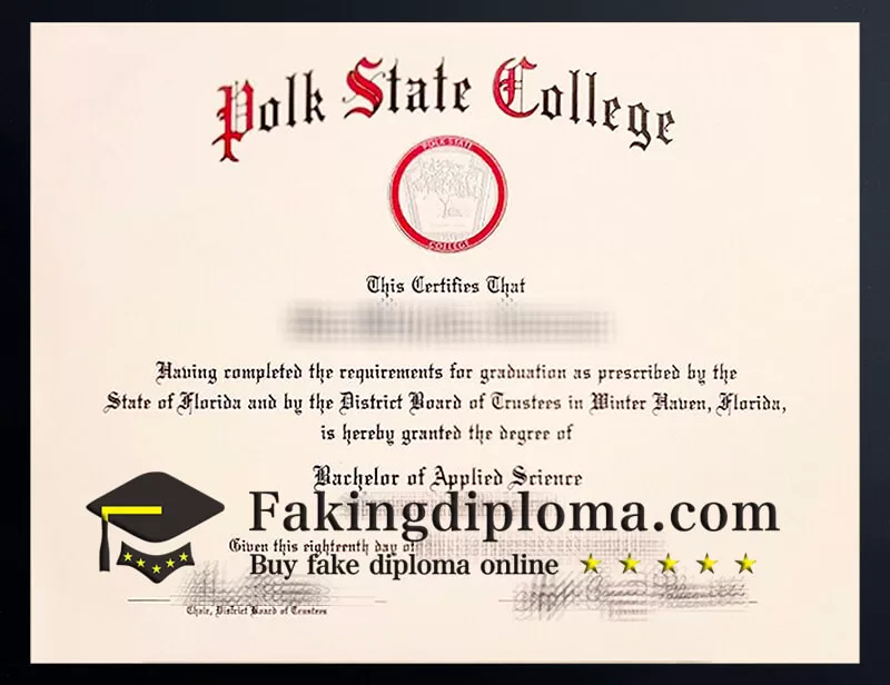 Order Polk State College diploma