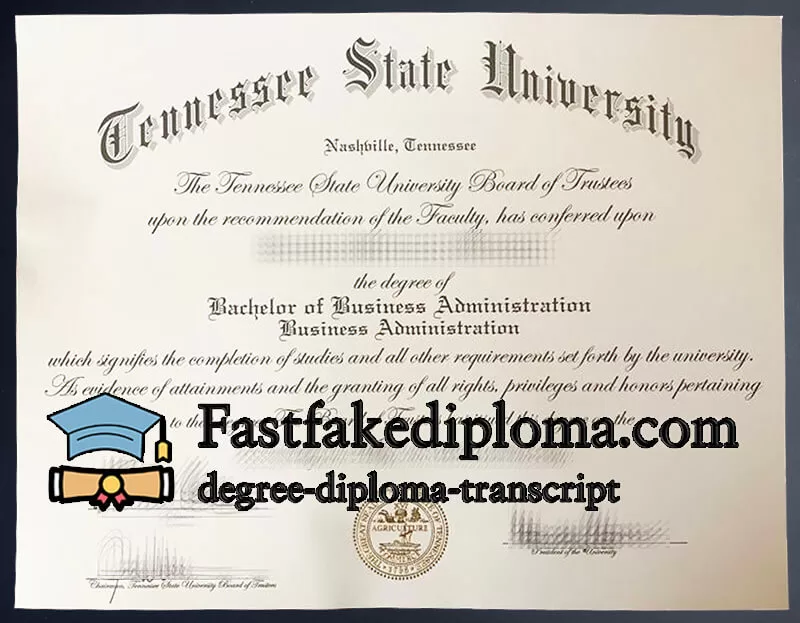get Tennessee State University diploma