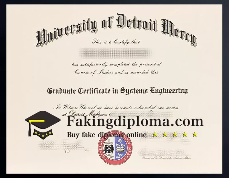 Buy University of Detroit Mercy diploma