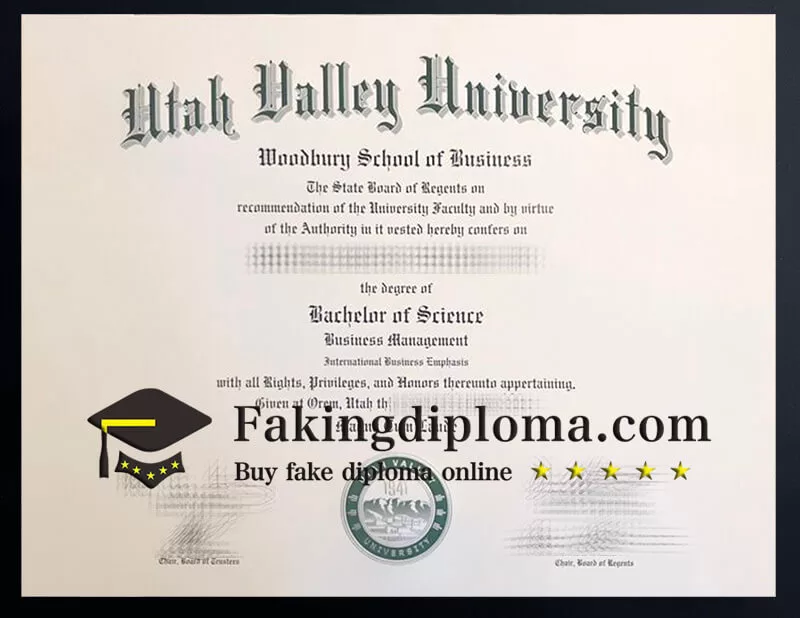 Buy Utah Valley University diploma