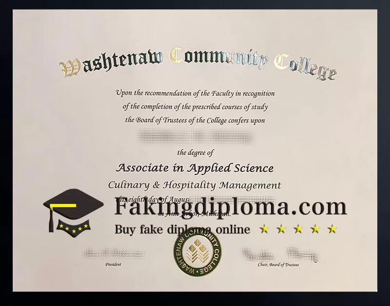 Can I order Washtenaw Community College diploma?