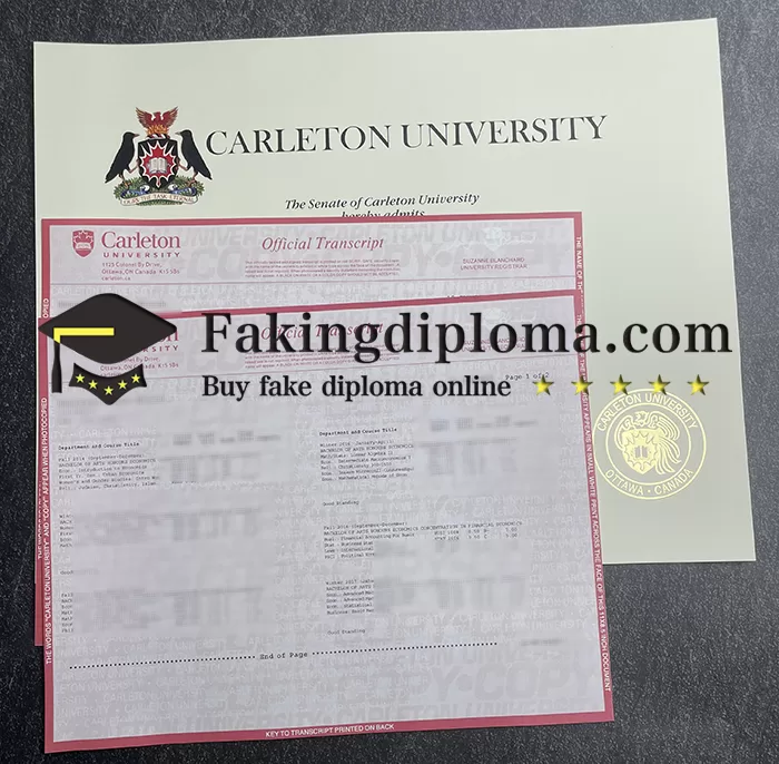 Where to order Carleton University diploma?