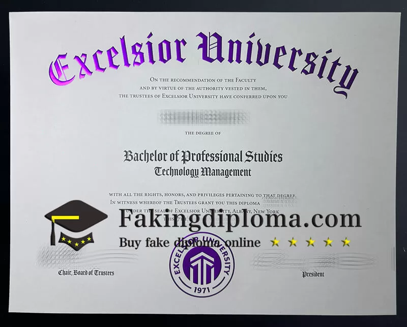 Buy Excelsior University diploma,