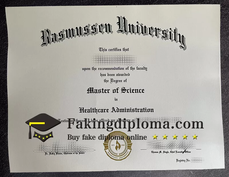 Buy Rasmussen University diploma