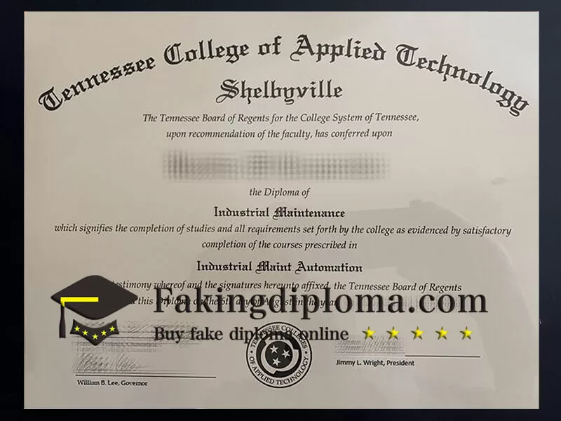 Buy TCAT Shelbyville certificate