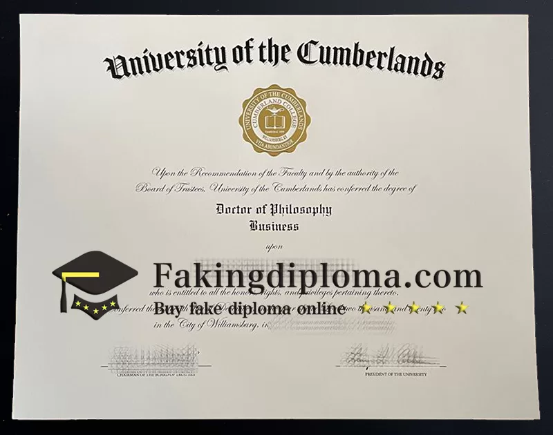 Buy University of the Cumberlands diploma