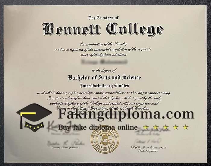 Where to order Bennett College diploma?