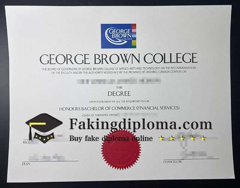 Buy George Brown College diploma online