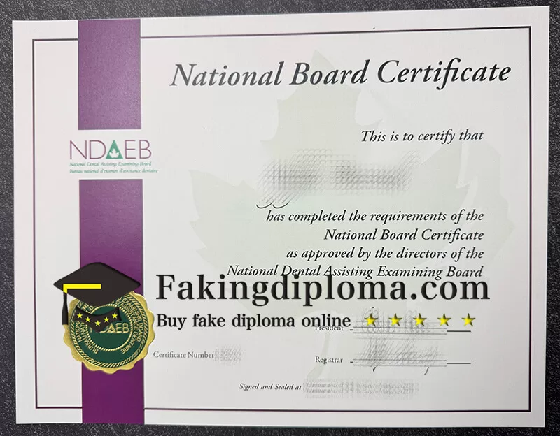 Buy NFAEB fake certificate