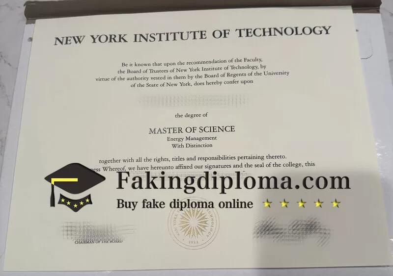 Order New York Institute of Technology diploma