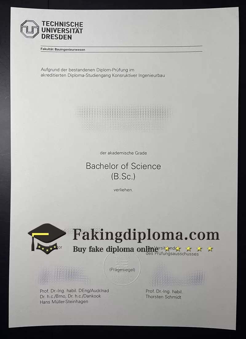 Buy TU Dresden diploma
