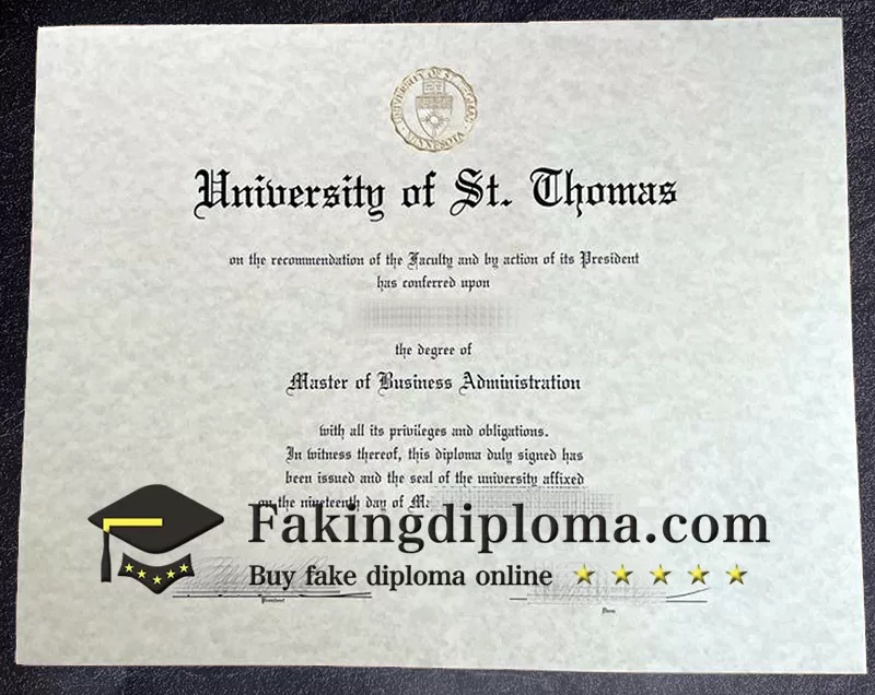 Buy University of St. Thomas diploma