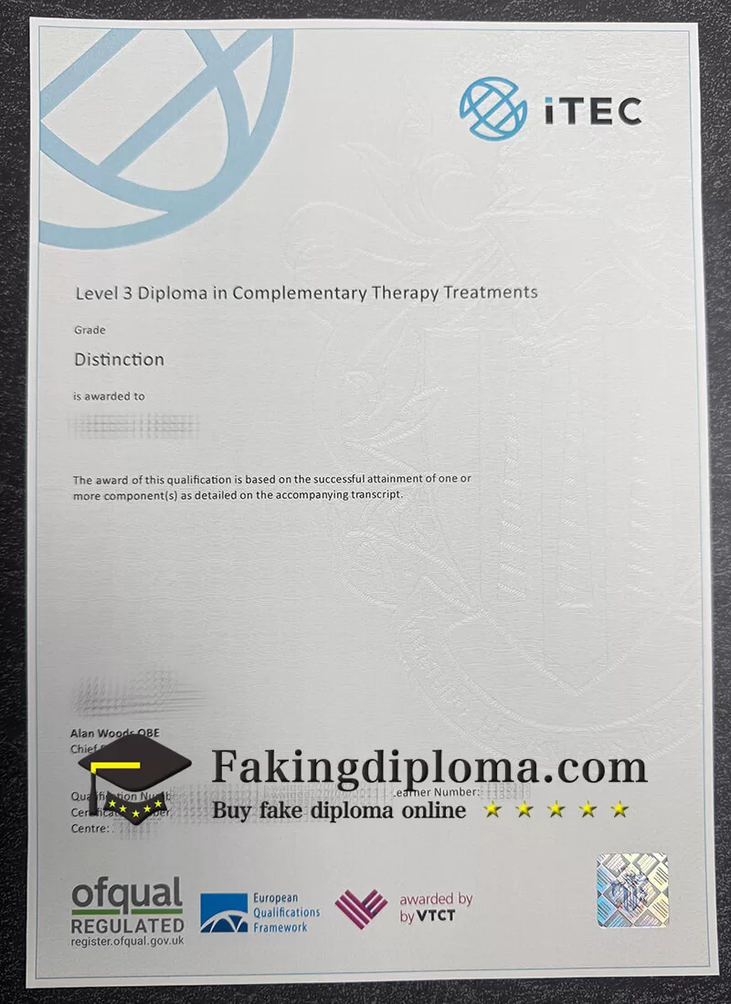 Where to buy iTEC Level 3 diploma in Complementarty Therapy Treatments