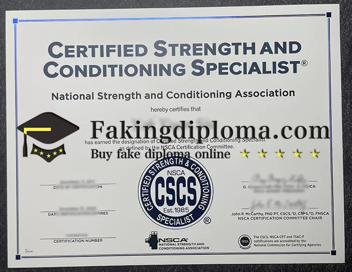 Buy CSCS fake certificate online