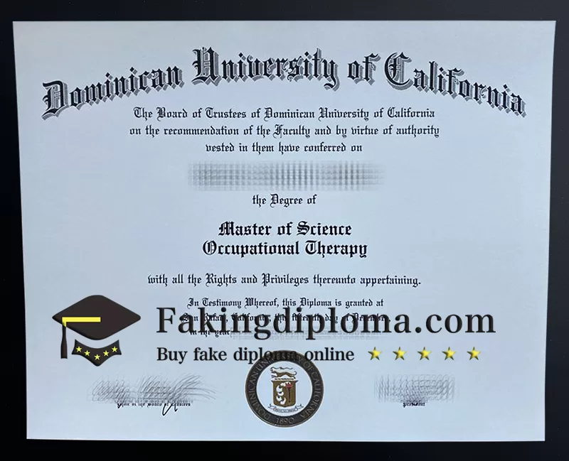 Order Dominican University of California degree