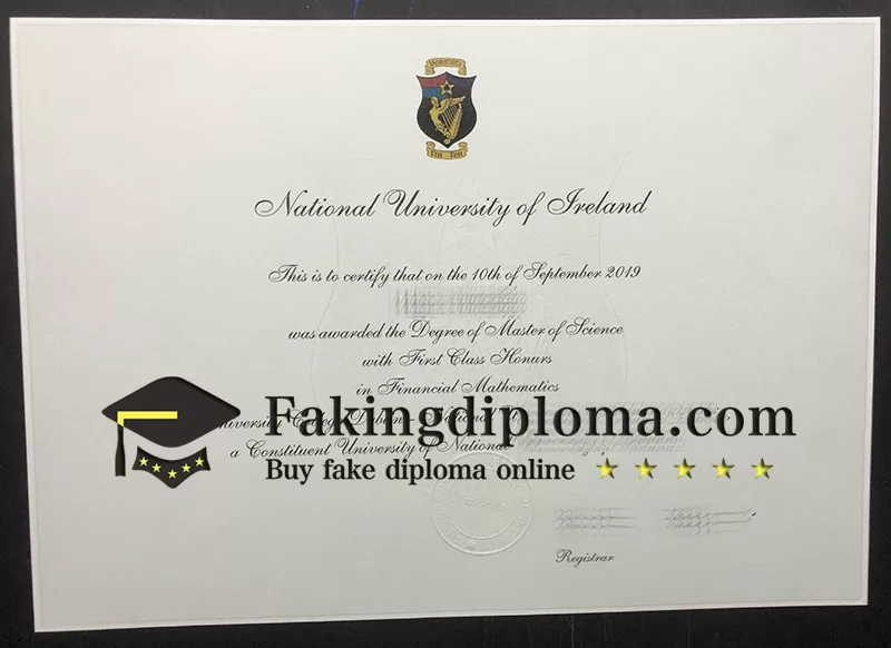 Buy National University of Ireland diploma