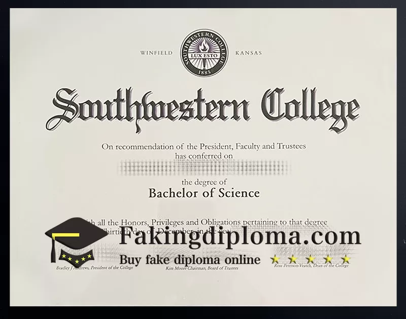 Buy Southwestern College diploma