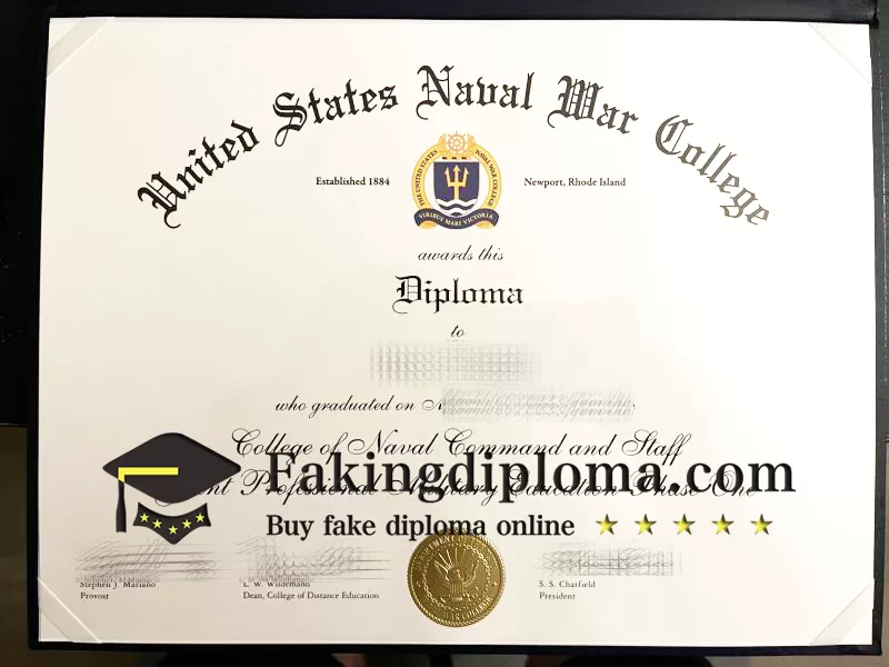 Order Naval War College diploma