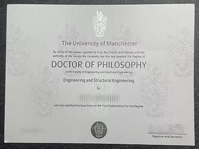 Order University of Manchester Fake Degree Online.
