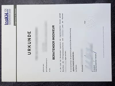 Where to Safely Buy Ingenieurkammer Hessen Urlunde Online?